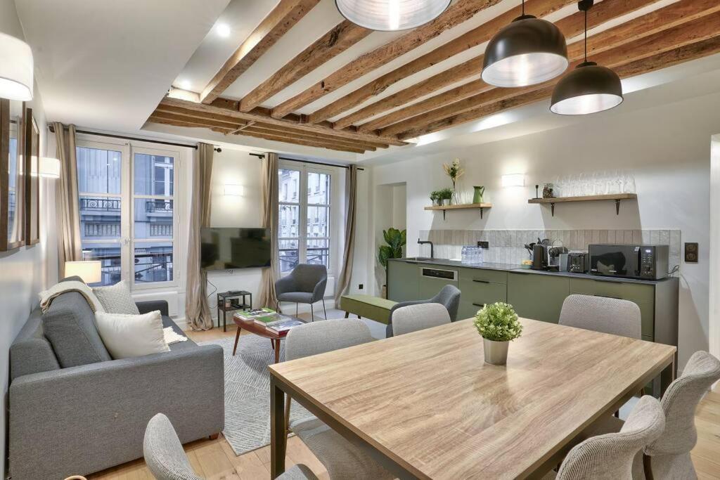 Magnifique Appartement Pour 6 - Montorgueil Paris Ngoại thất bức ảnh