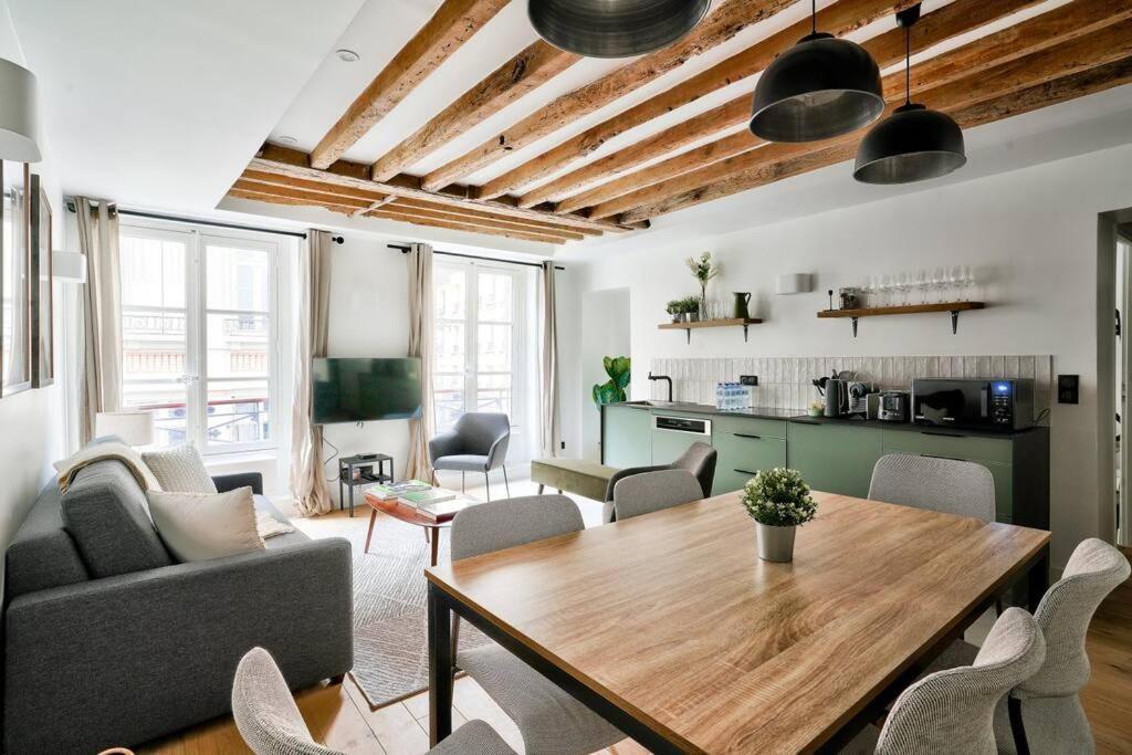 Magnifique Appartement Pour 6 - Montorgueil Paris Ngoại thất bức ảnh